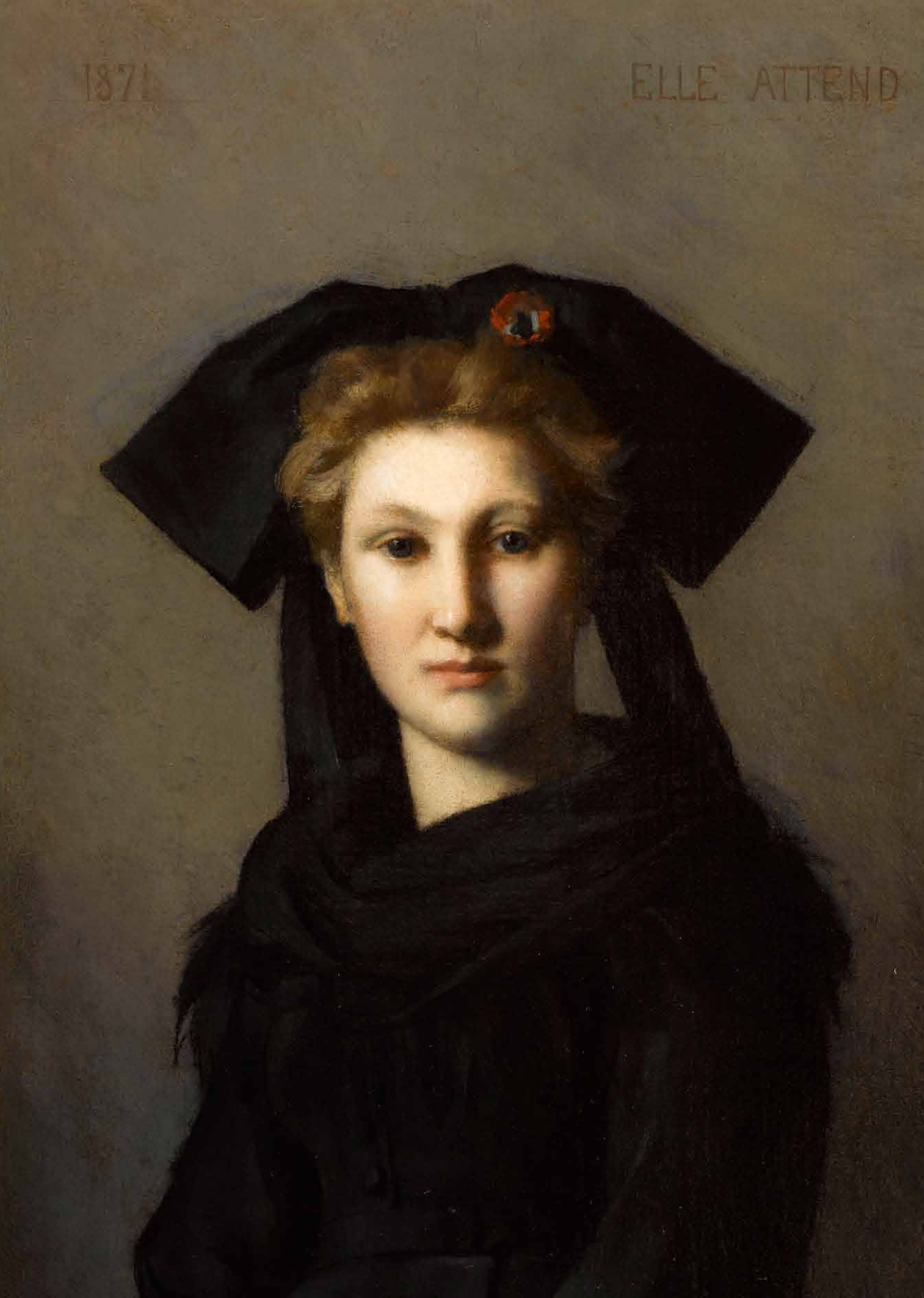Elle attend. Jean-Jacques HENNER, 1871, Paris, Musée Jean-Jacques Henner, © RMN/Franck Raux. (extrait)